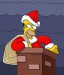 Homer-Santa Claus